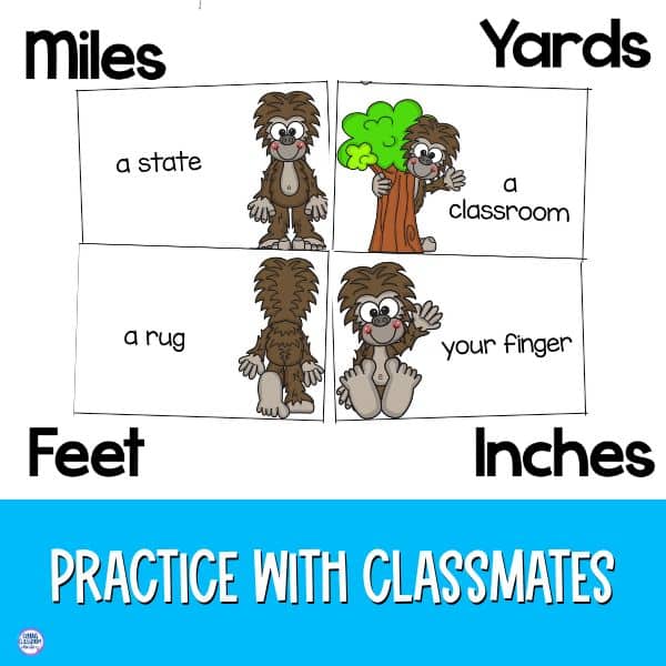 standard units of measurement for length class group game 