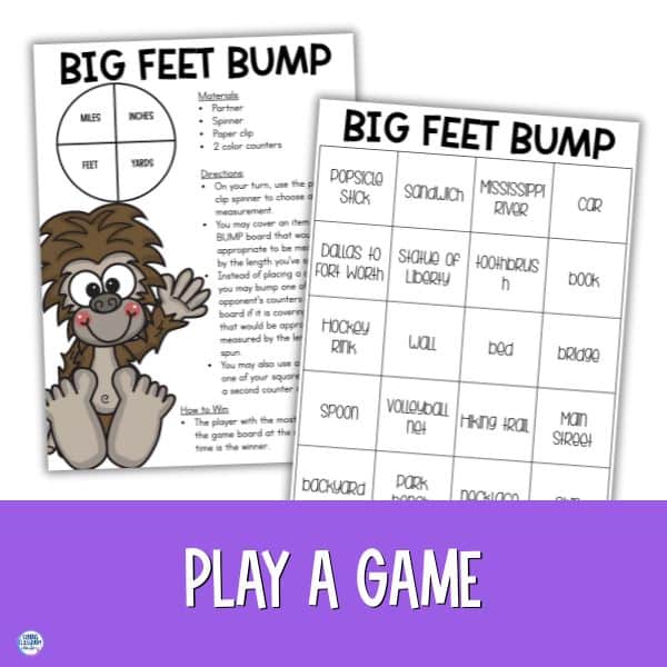 standard units of measurement for length game