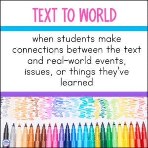 text connections teaching ideas