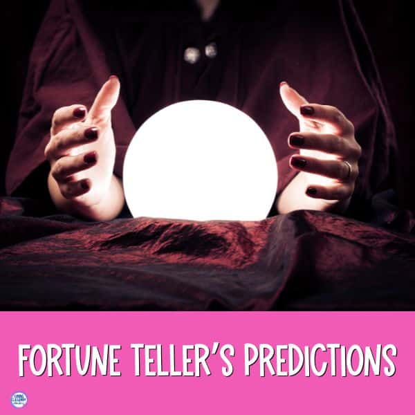 the magician's elephant fortune teller activity