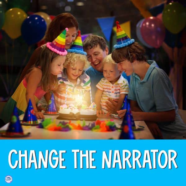 what is point of view vs perspective change the narrator activity