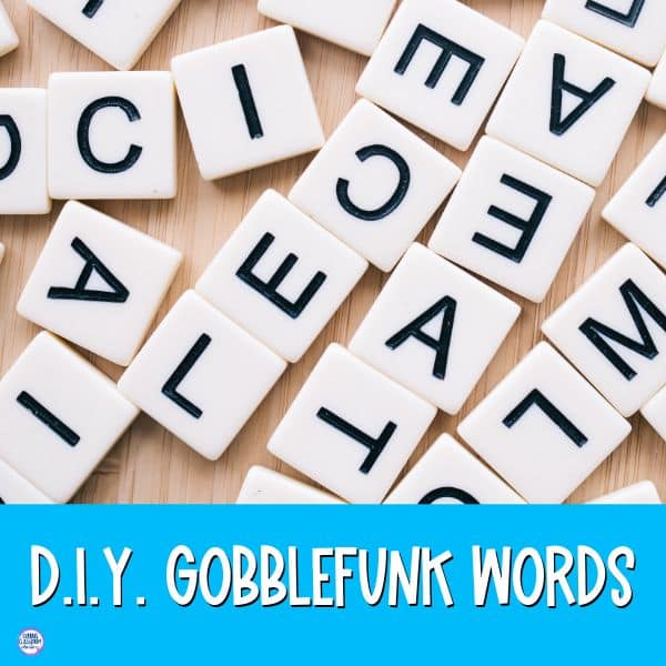 The BFG nonsense words activity