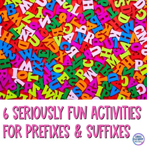 activities for prefixes and suffixes