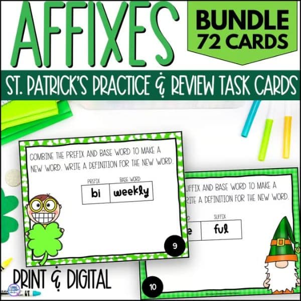activities for prefixes and suffixes