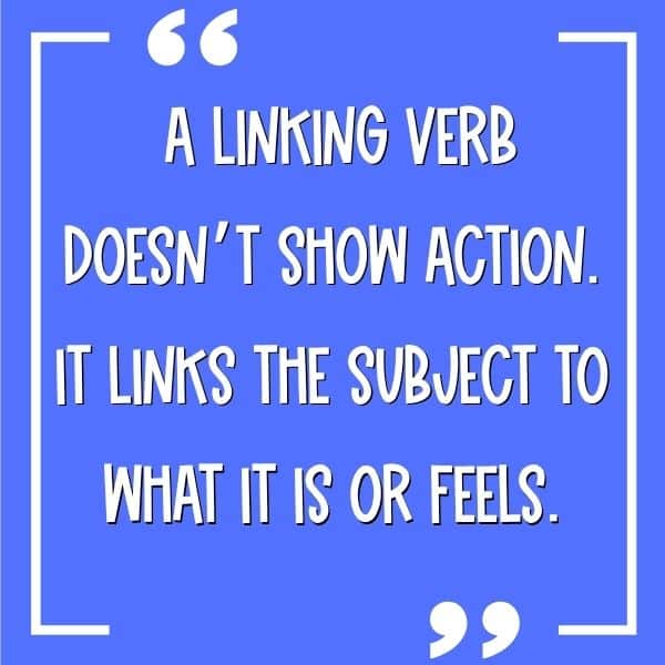 linking verbs and helping verbs