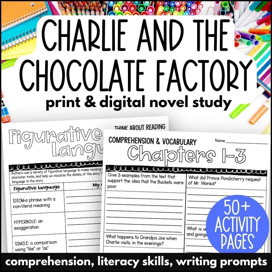 charlie and the chocolate factory novel study