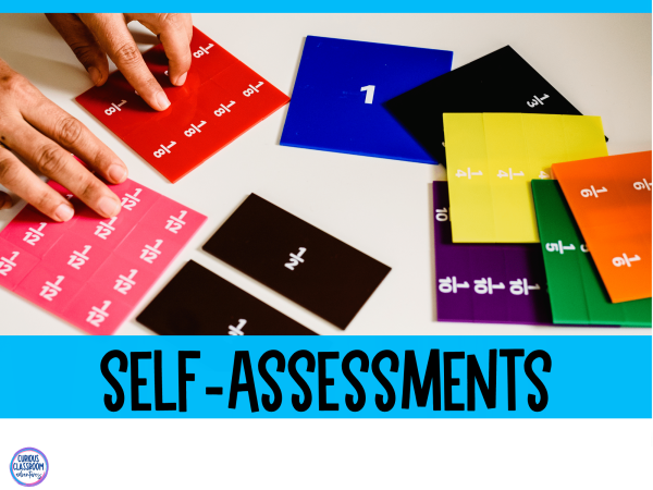 self assessments for upper elementary math