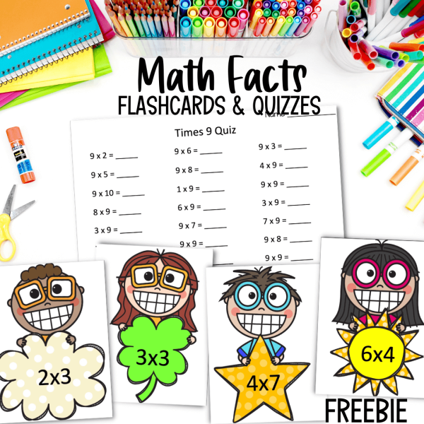 multiplication facts flash cards