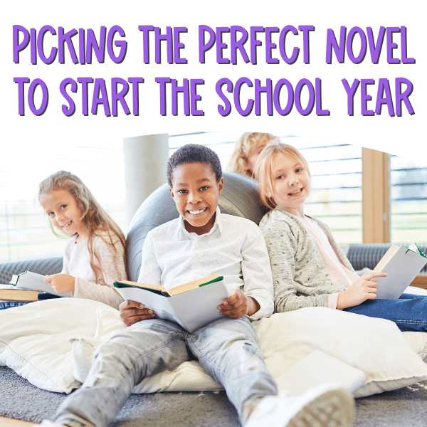 back to school novel studies