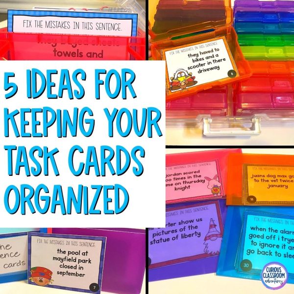 keeping task cards organized