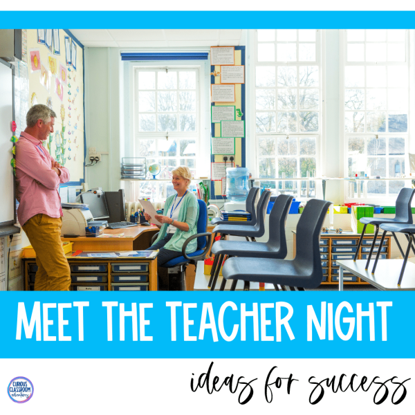 ideas for meet the teacher night