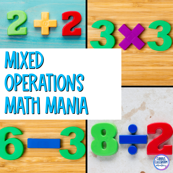 mixed operations math games for the end of the year