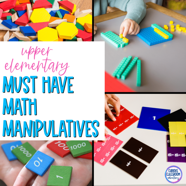 must have math manipulatives for upper elementary math