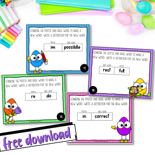 task cards for test review